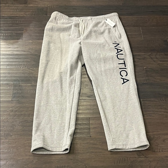 Nautica Anchor Sweatpants Pants gray new embroidered Mens Size XXL - Picture 1 of 14